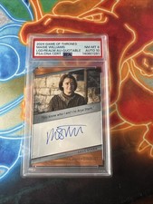 🔥Game of thrones Legends of the Realm MAISIE WILLIAMS as ARYA STARK AUTO PSA 8 picture