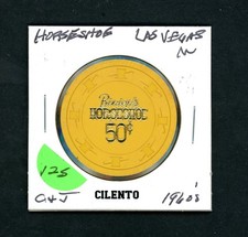 Scarce $.50 Binion's Horseshoe Las Vegas, Nevada Casino Chip picture