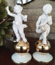 Rare, Vintage, Angel Cherubs Set by Gerold and Co. Tettau Bavaria picture