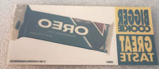Vtg Oreo Store Promo Window Door Removable Cling Sticker Sign 1991 NOS New picture