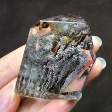 86g Natural Rainbow Color Ghost Quartz Freeform Crystal Energy Reiki Healing picture