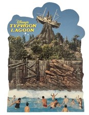 Vintage 1990s Disney Typhoon Lagoon Die-Cut Postcard Miss Tilly Unused SKU 40035 picture