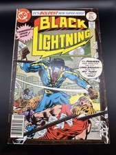 Black Lightning #1 1977 DC Comics 1st Appearance of Black Lightning Comic GD picture