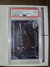 2022 Marvel Metal Universe Spider-Man Skyscraper Shadow Box Miles Morales picture