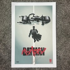 Batman Akira Jeff Martinez Signed Javier Poster Print  13x19 Inspired Autograph picture