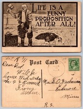 1911 Humorous Postcard 