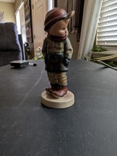 M.I. Hummel Goebel March Winds HUM 43 Probable TMK-1 Crown Early Figurine AS IS picture