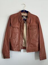 Fantastic Harley Davidson Women’s Brown/Tan Leather Jacket Size M picture