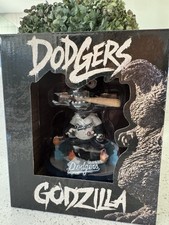 Godzilla Minus Zero Los Angeles Dodgers Bobblehead Photo of box for minor damage picture