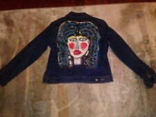 Original painting on Sonoma Jean Jacket. Womens large picture