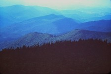 c1960's 35mm Slide Film, Appalachian Mountains Blue Ridge Landscape American picture