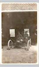 GO-KART OR RACE CAR prairie du sac wi? 1910s postcard wisconsin real photo rppc picture