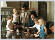 Postcard - Prince Hans-Adam II and Princess Marie and Family, Liechtenstein picture