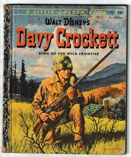 1955 Little Golden Book Davy Crockett picture