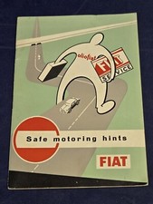 1958 FIAT Safe Motoring Hints Booklet - Printed in Italy XI-1958 picture