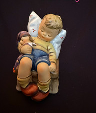Goebel M.J. Hummel Porcelain “Just Dozing” Sleeping Child Figurine TMK7 picture