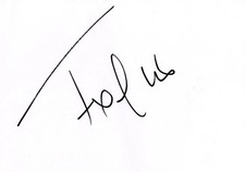 Paulo Roberto Falcão Falcao Signed Card Autograph Autograph on Cardboard picture