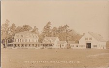 Maine Me Real Photo RPPC Postcard c1920 BEACHWOOD The Homestead Farm picture