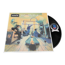 NOEL GALLAGHER SIGNED AUTOGRAPH OASIS DEFINITELY MAYBE VINYL LP BECKETT BAS picture