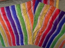Magicians Vintage Large Magic Trick Colorful  Silk  36 X 104 ins. picture