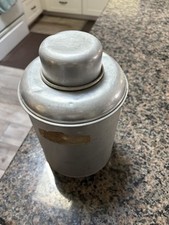Vintage Faris Deluxe Picnic Jug Thermos Hot Cold Glass Liner Rare 1940s-50s picture