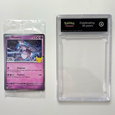 Pokemon Mewtwo 063/128 Target Exclusive 30th Anniversary Sealed Promo + Case picture