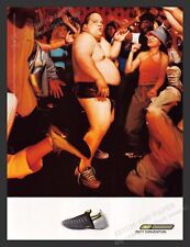 Reebok Defy Convention Sumo Wrestler Dance Party 2001 Print Advertisement Ad picture
