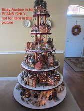 HOW TO BUILD Village Display Stand - Dept 56 Lemax Christmas Halloween houses picture