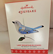 2017 Hallmark Limited Edition Lady Mountain Bluebird NIB Christmas Ornament picture