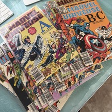 The Official Handbook of the Marvel Universe #1-15 ALL NEWSSTAND VARIANTS NM picture