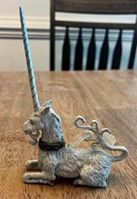 Medieval Unicorn Ornament Figurine, Metropolitan Museum Purchased picture