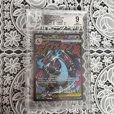 Beckett BGS 9 Mint Pokemon TCG Mega Charizard X EX Promo Holo #023 2025 picture