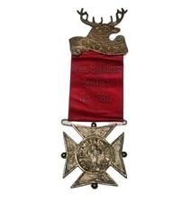 Antique 1900's Catholic Order of Foresters Medal Phil Sheridan Court No 561 picture