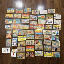 Lot of 58 Vintage 1940’s Era Humorous/Comical Postcards Great Old Handwriting picture