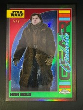 2024 Topps Star Wars Chrome Galactic Gear - Han Solo SSP OMEGA 5/5 picture