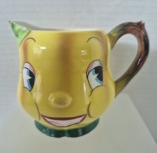 Vintage Anthropomorphic Ceramic Creamer Pear Face PY Japan Napco 1950s picture