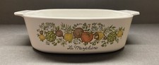 VTg La Marjolaine Spice of Life Corning Ware 2 Quart Casserole Dish  Kitchen picture