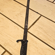 WWI Imperial German All-Metal Ersatz Bayonet - Gewehr 98 Battle Relic picture