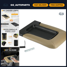 ILONPA Center Console Lid for 1999-2006 Chevy Silverado GMC Sierra Beige picture
