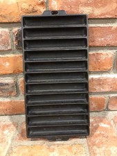 Vintage 11 Slot Cast Iron Bread Stick Pan Unmarked picture