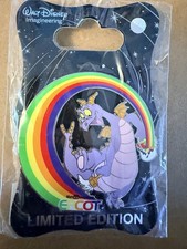 Disney WDI Epcot Center 35th Anniversary Figment Painting Rainbow Pin LE 250 picture