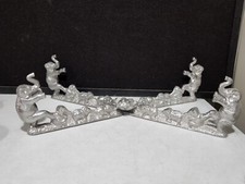 1994 VINTAGE ARTHUR COURT ALUMINUM ELEPHANT PLATTER/CASSEROLE HOLDER picture