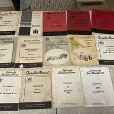 14 Vintage International Harvester McCormick IH Operators Manuals Lot 1954-1976 picture