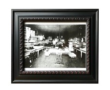 1920s Antique Dry Goods Store Interior Photo Two Men General Mercantile 15.5x11