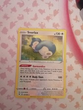 Pokemon Relaxo Snorlax 131/185 Holo Card English NM Genuine picture