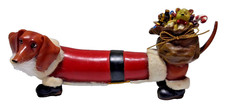 2006 Westland Hot Diggity Daschund Figurine “Santa Weiner” # 16538 Christmas Dog picture
