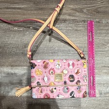Dooney & Bourke Disney Dogs Small Pink Multicolor Crossbody Purse Bag picture