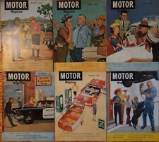 Group of 6 Motor Magazines; July, August, Sept 1961; July 1962, May & Aug 1964 picture