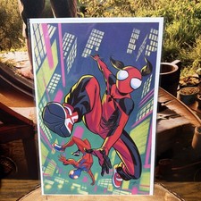 SPIDER - BOY # 12 (2024) 1 st APP  NEW SPIDER-GIRL 1:100 CHO VIRGIN  picture