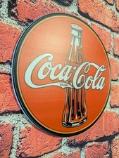 Coca-Cola Vintage Logo Metal Sign | 12